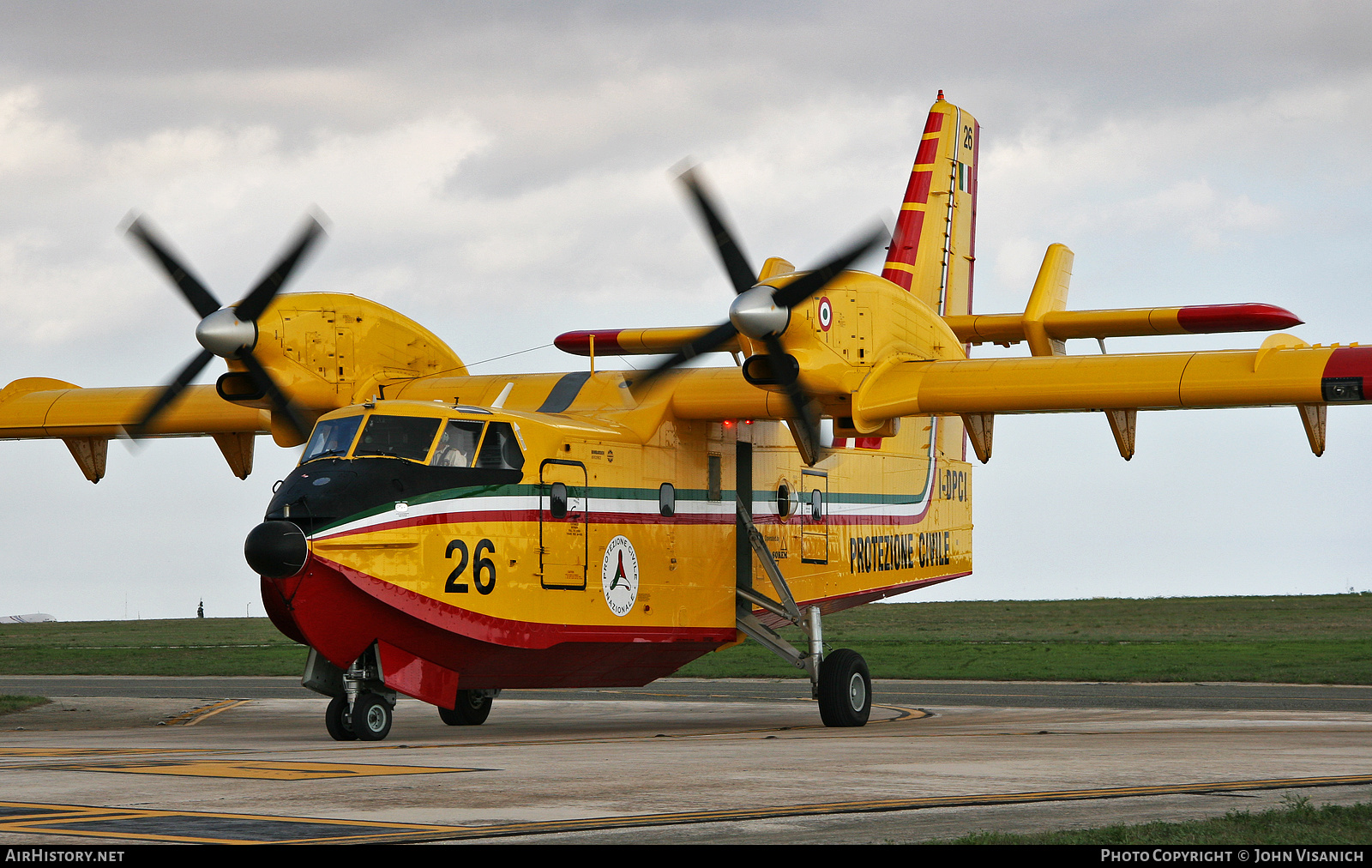 Aircraft Photo of I-DPCI | Canadair CL-415 (CL-215-6B11) | Protezione Civile | AirHistory.net #386849