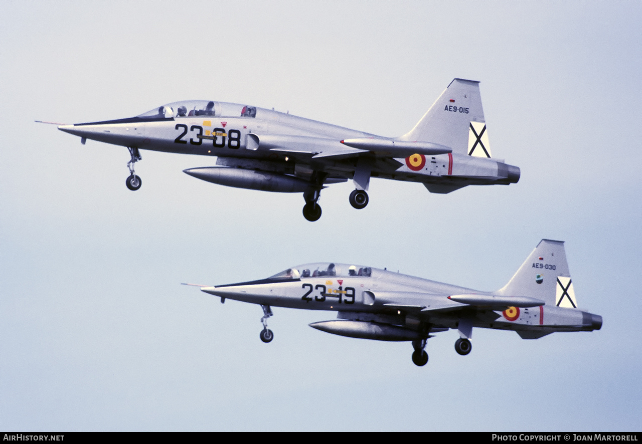 Aircraft Photo of AE.9-015 | Northrop SF-5B Freedom Fighter | Spain - Air Force | AirHistory.net #386857