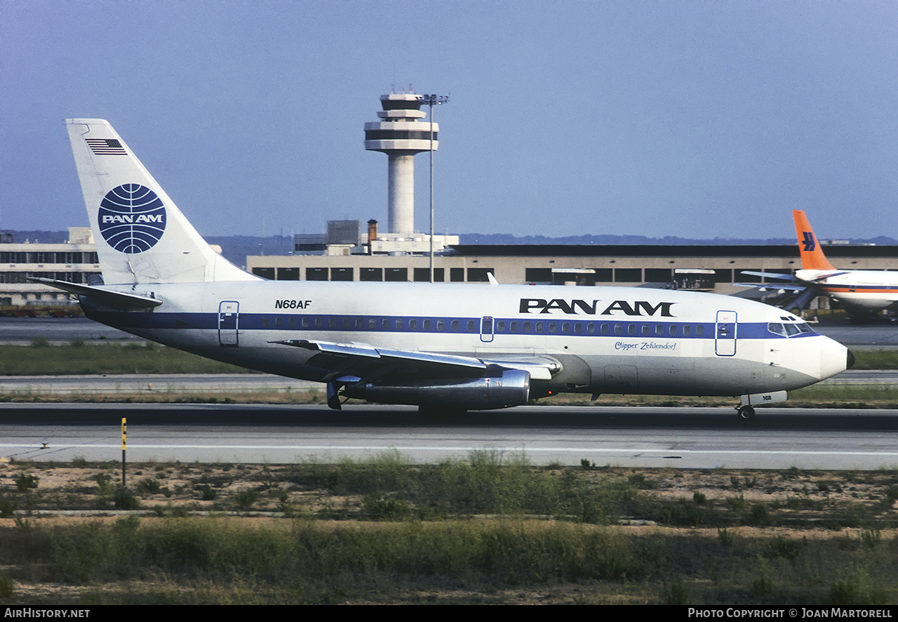 Aircraft Photo of N68AF | Boeing 737-222 | Pan American World Airways - Pan Am | AirHistory.net #386861
