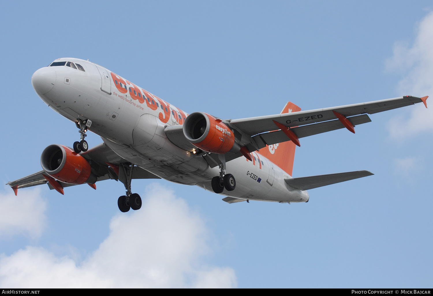 Aircraft Photo of G-EZED | Airbus A319-111 | EasyJet | AirHistory.net #386864