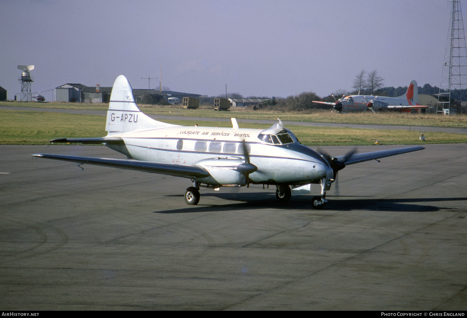 Aircraft Photo of G-APZU | De Havilland D.H. 104 Dove 5 | Lulsgate Air Services-Bristol | AirHistory.net #386867