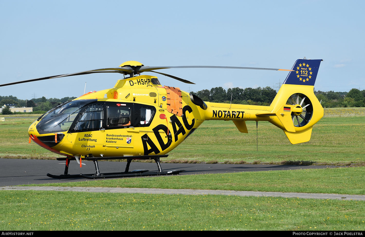Aircraft Photo of D-HSHP | Eurocopter EC-135P-2+ | ADAC Luftrettung | AirHistory.net #386894