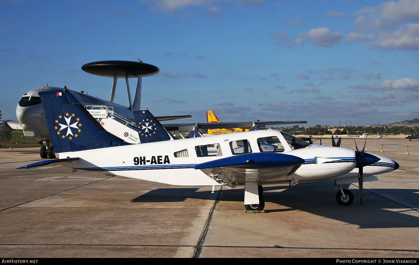Aircraft Photo of 9H-AEA | Piper PA-34-200 Seneca | Falcon Aviation | AirHistory.net #386905