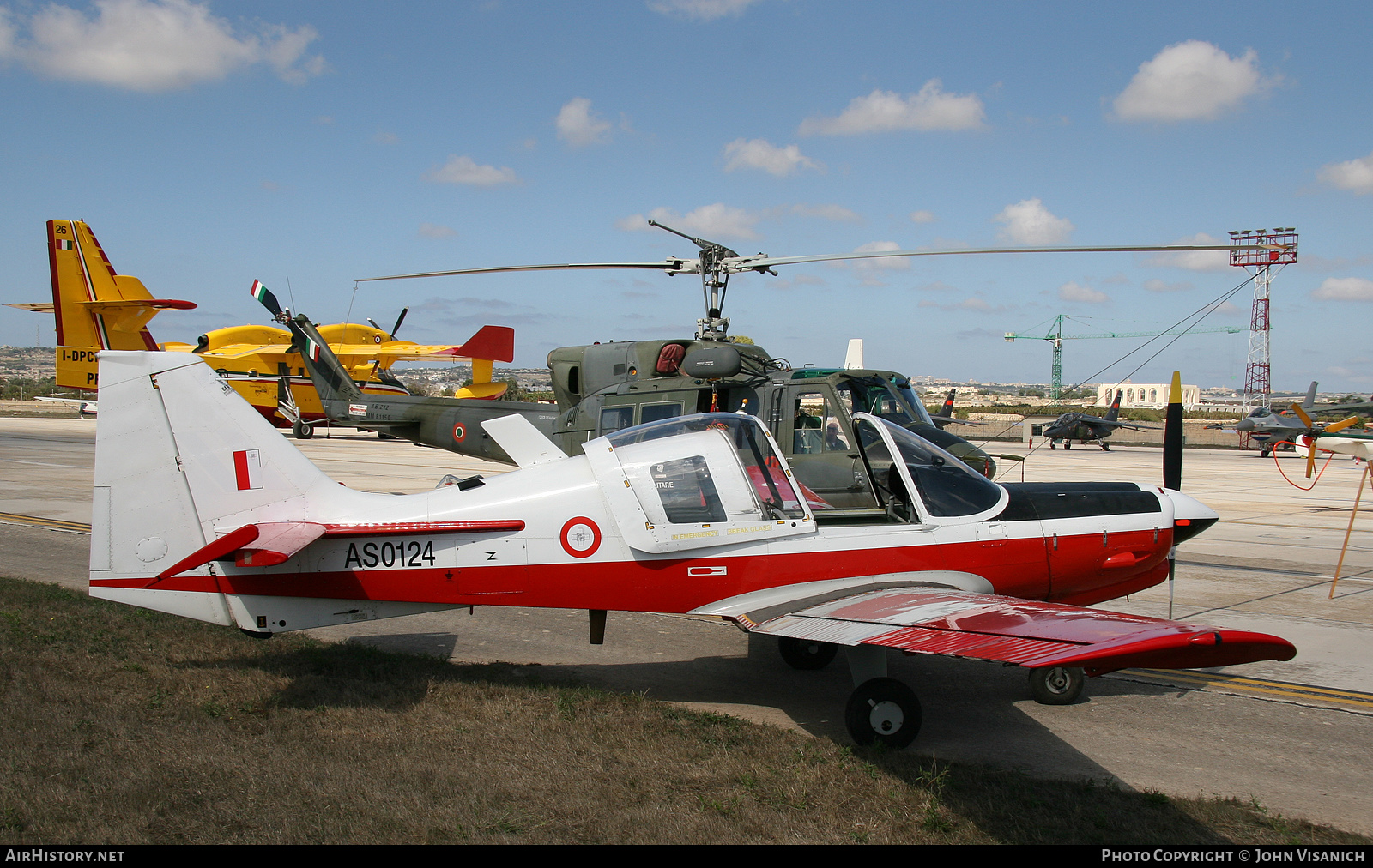 Aircraft Photo of AS0124 | Scottish Aviation Bulldog T1 | Malta - Air Force | AirHistory.net #386912