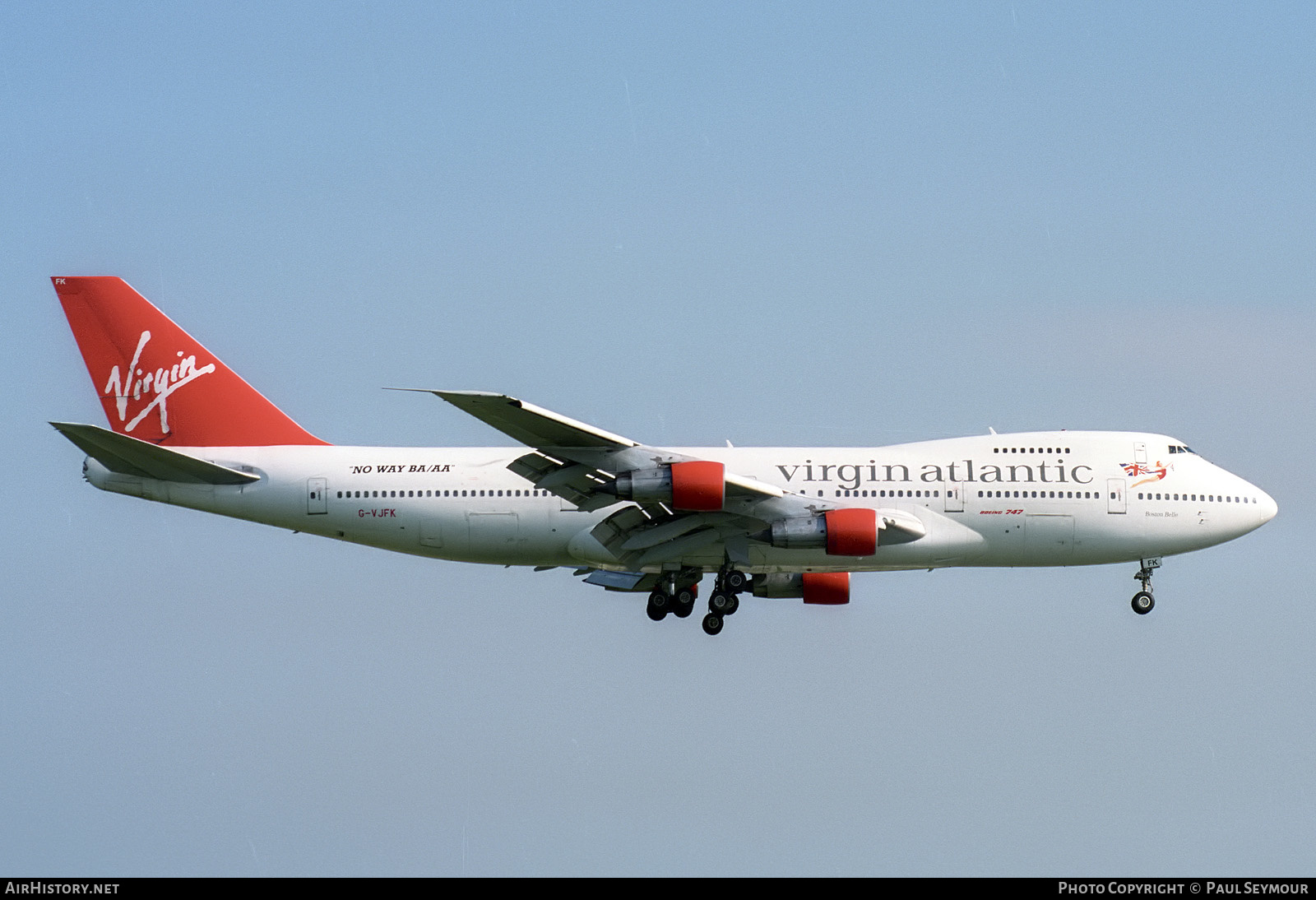 Aircraft Photo of G-VJFK | Boeing 747-238B | Virgin Atlantic Airways | AirHistory.net #386929