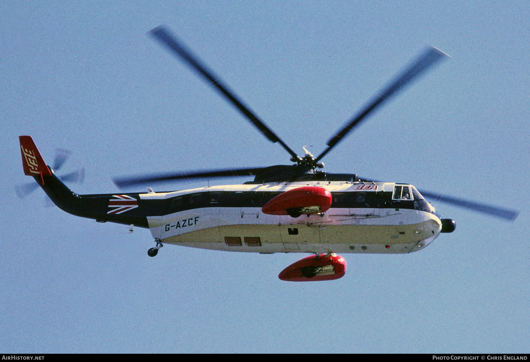 Aircraft Photo of G-AZCF | Sikorsky S-61N MkII | BEA - British European Airways | AirHistory.net #386932