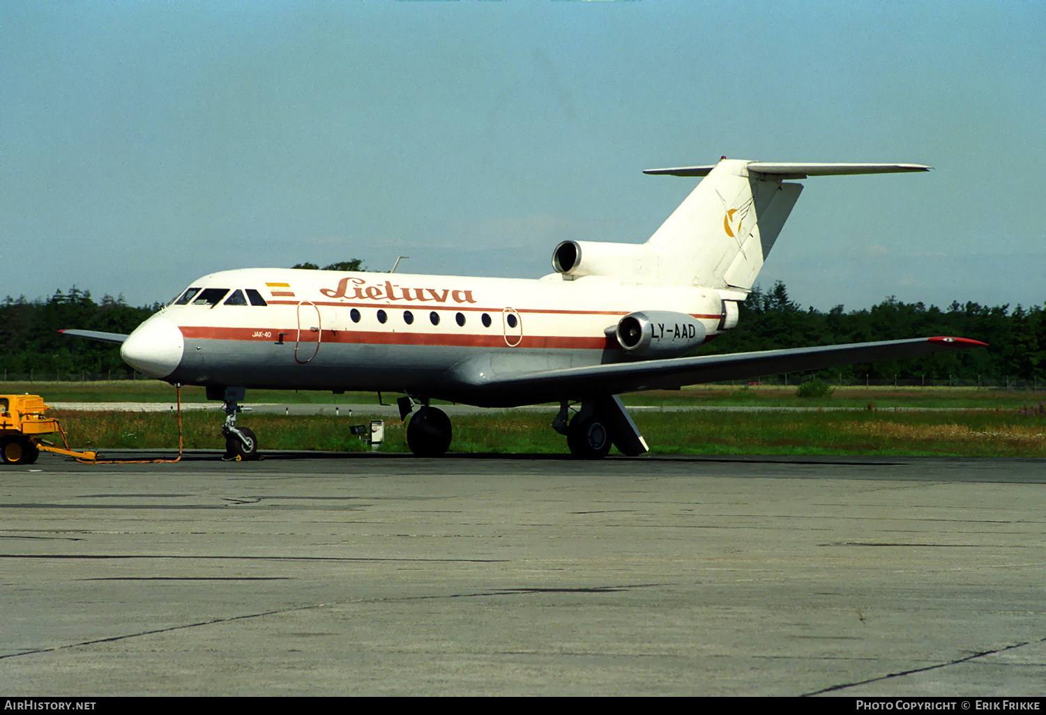 Aircraft Photo of LY-AAD | Yakovlev Yak-40 | Aviakompanija Lietuva | AirHistory.net #386933