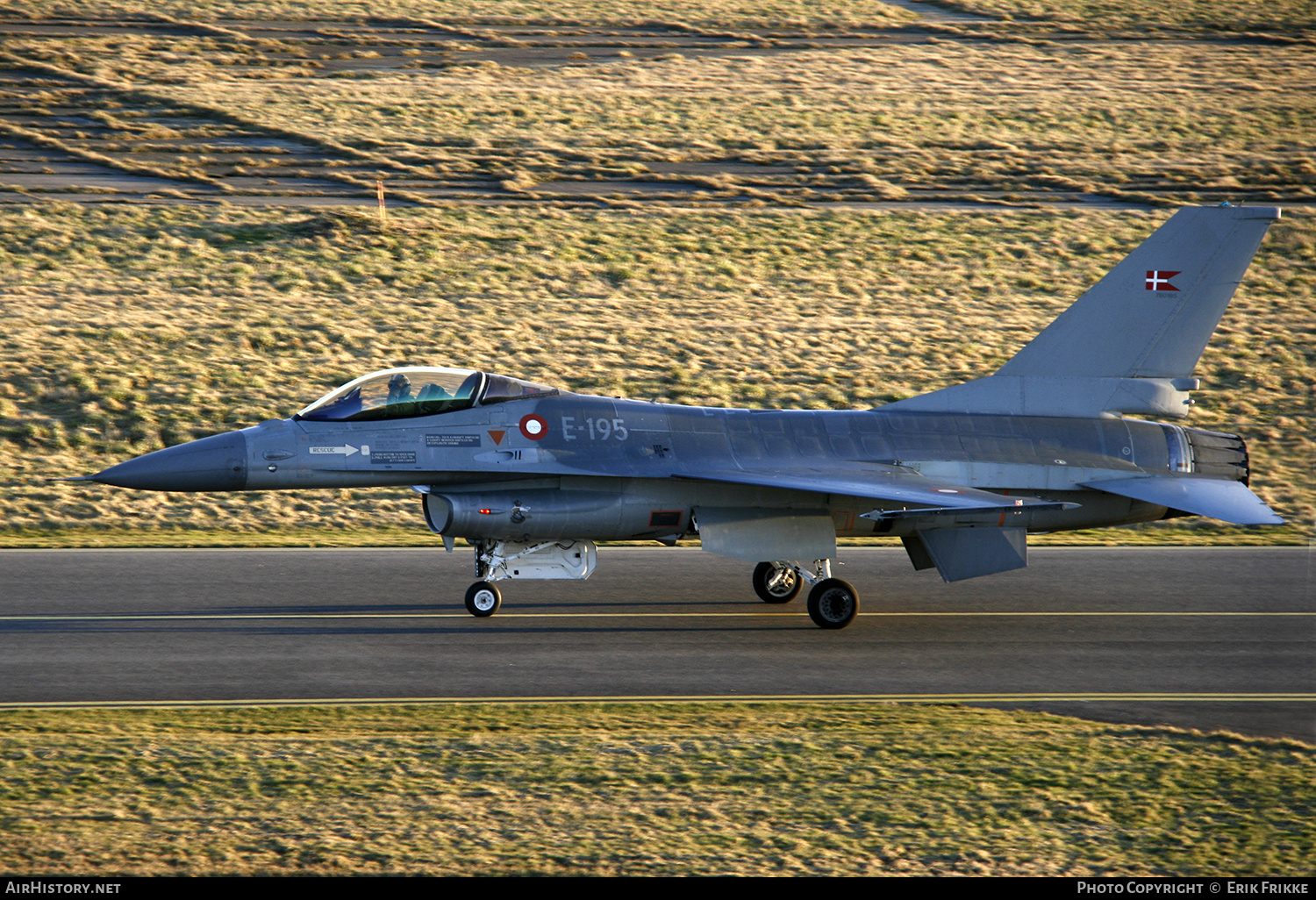 Aircraft Photo of E-195 | General Dynamics F-16AM Fighting Falcon | Denmark - Air Force | AirHistory.net #386956