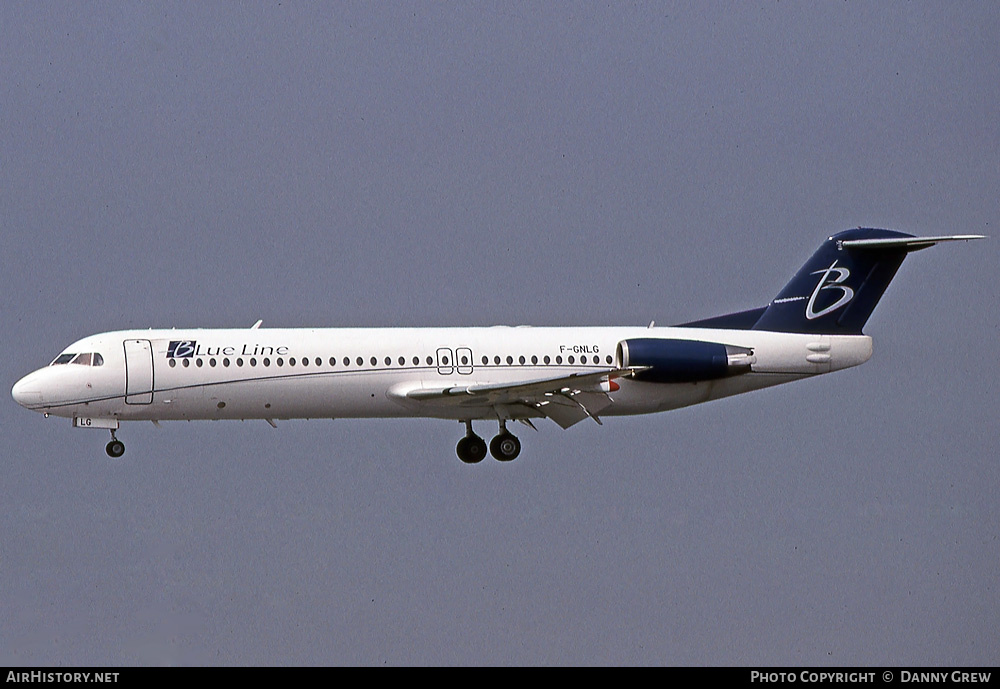 Aircraft Photo of F-GNLG | Fokker 100 (F28-0100) | Blue Line | AirHistory.net #386987