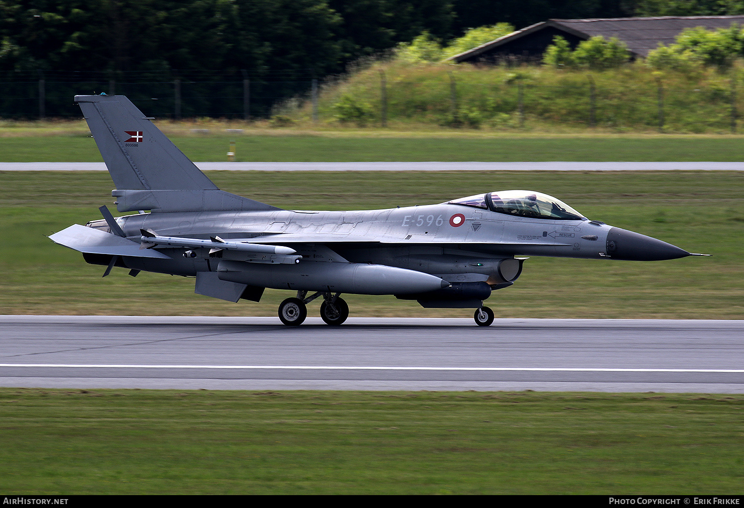 Aircraft Photo of E-596 | General Dynamics F-16AM Fighting Falcon | Denmark - Air Force | AirHistory.net #387011