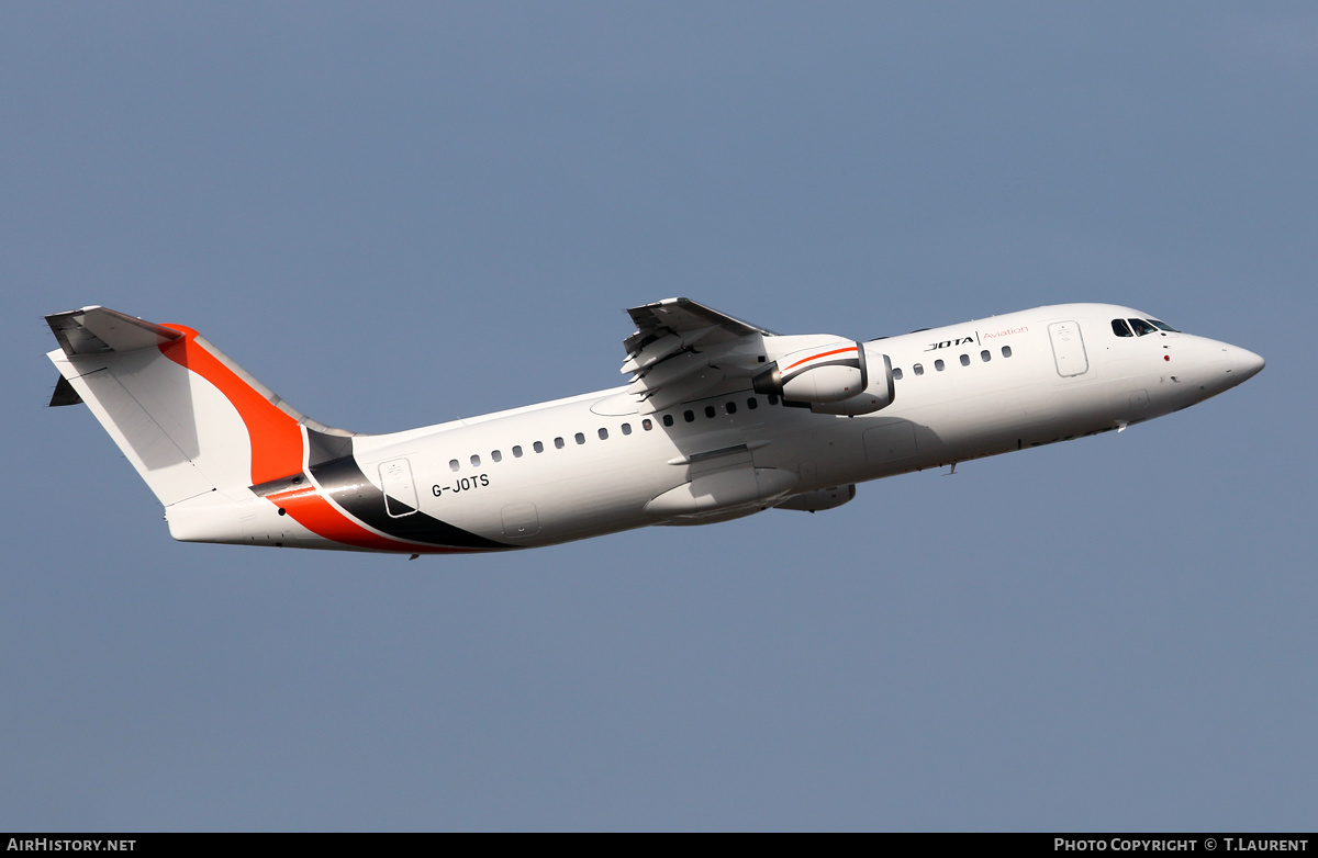 Aircraft Photo of G-JOTS | BAE Systems Avro 146-RJ100 | Jota Aviation | AirHistory.net #387052