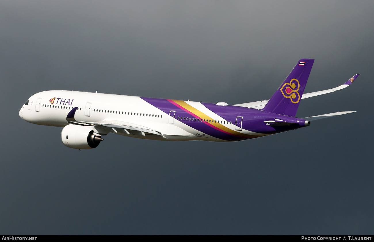 Aircraft Photo of HS-THG | Airbus A350-941 | Thai Airways International | AirHistory.net #387057