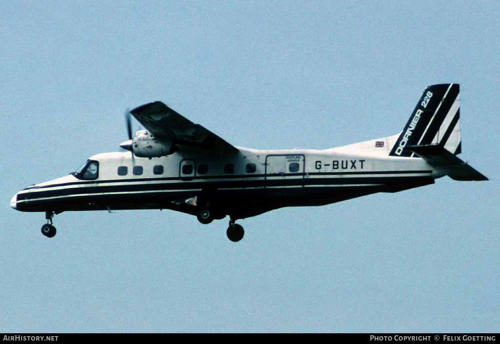 Aircraft Photo of G-BUXT | Dornier 228-202K | Suckling Airways | AirHistory.net #387061