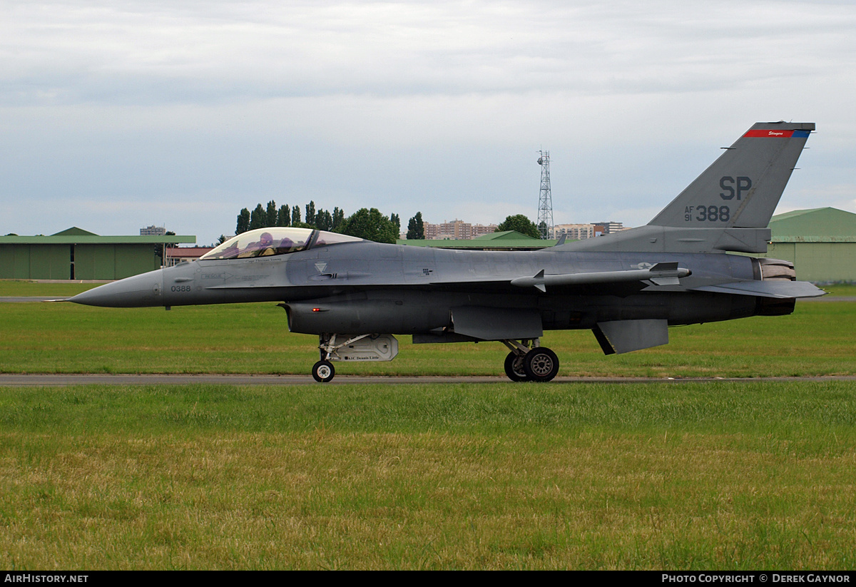 Aircraft Photo of 91-0388 / AF91-388 | General Dynamics F-16CM Fighting Falcon | USA - Air Force | AirHistory.net #387096