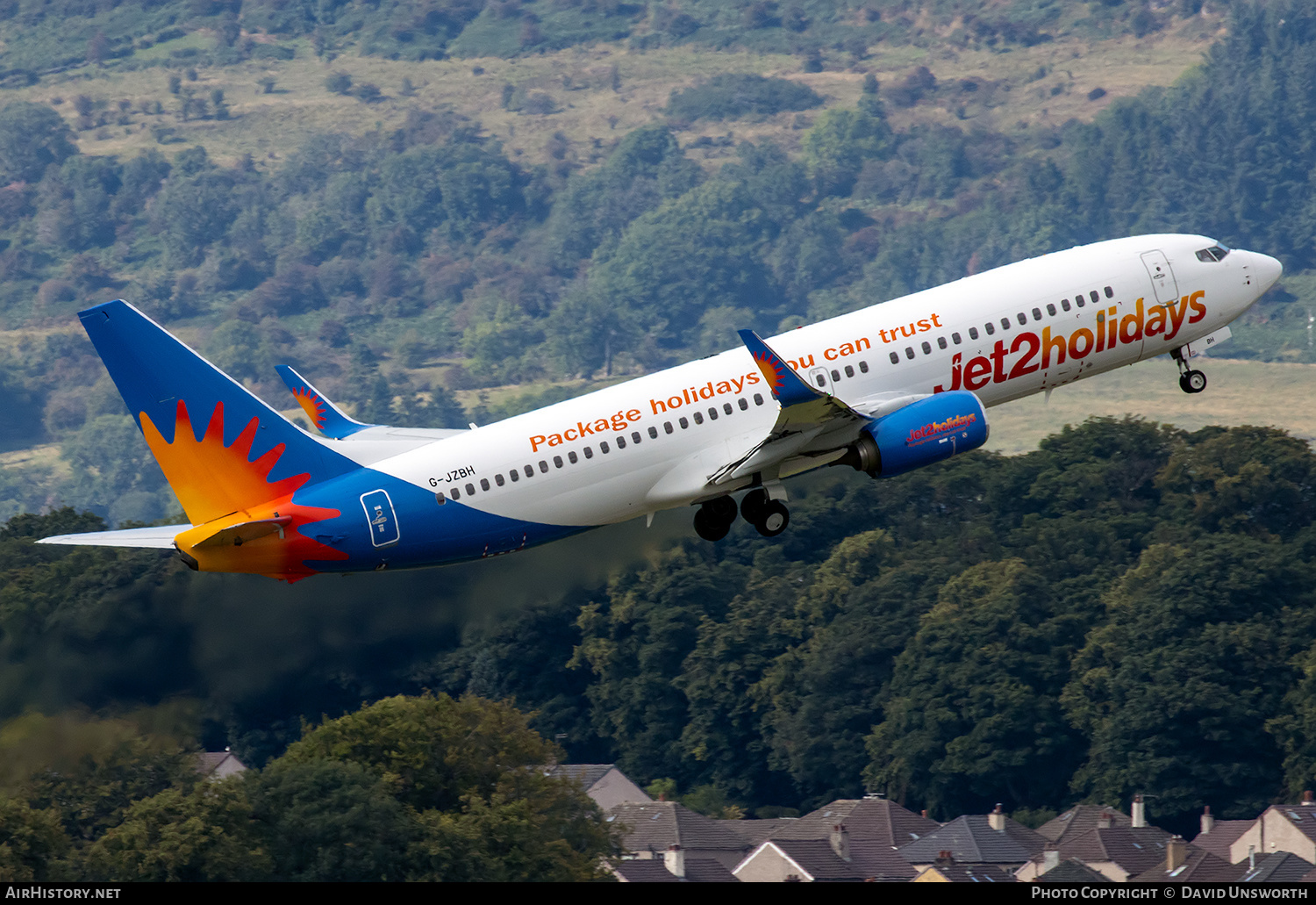 Aircraft Photo of G-JZBH | Boeing 737-800 | Jet2 Holidays | AirHistory.net #387142