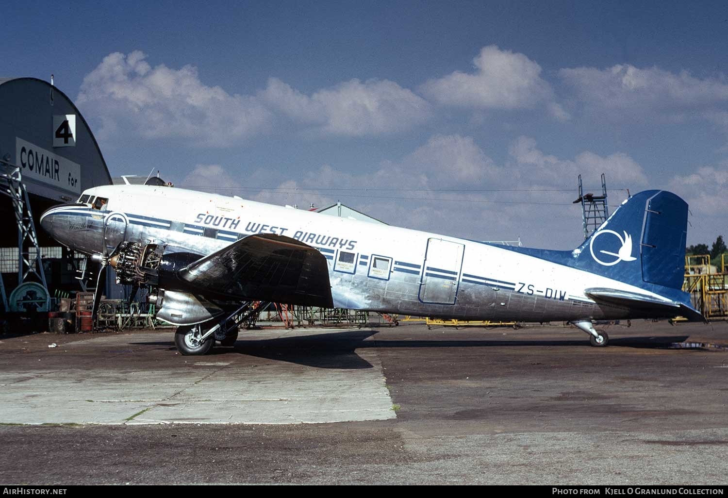 Aircraft Photo of ZS-DIW | Douglas C-47A Skytrain | South West Airways - Suidwes Lugdiens | AirHistory.net #387155