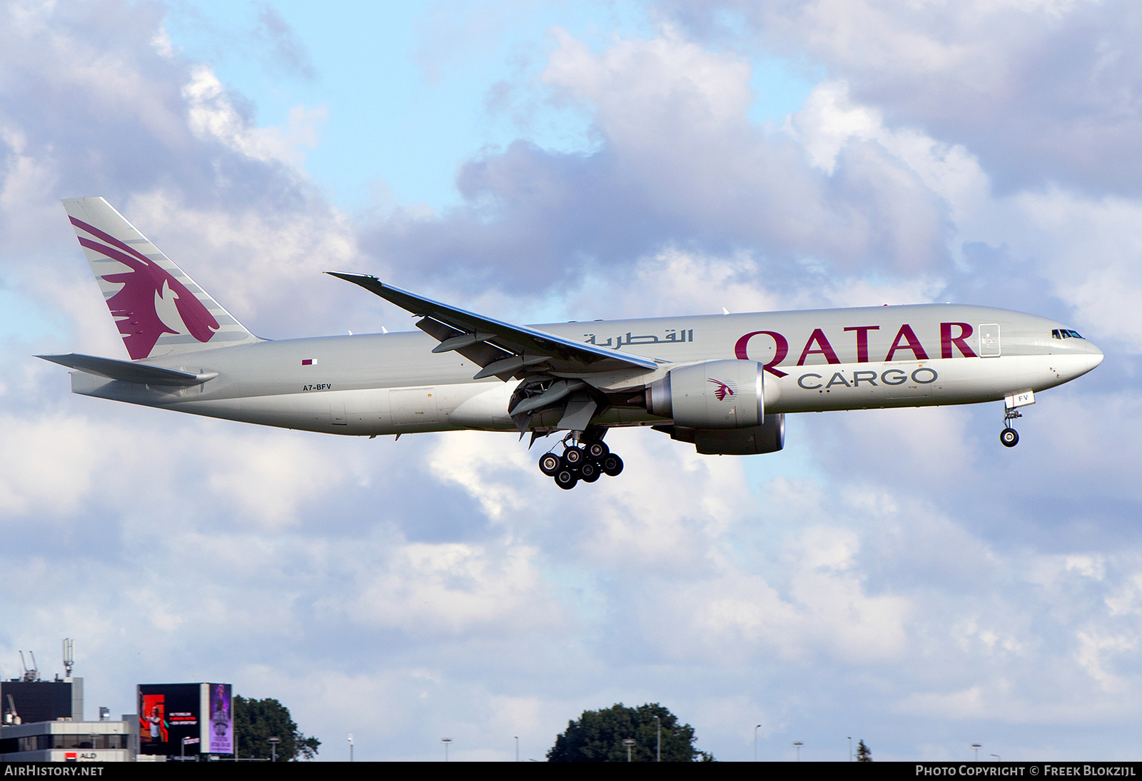 Aircraft Photo of A7-BFV | Boeing 777-F | Qatar Airways Cargo | AirHistory.net #387212