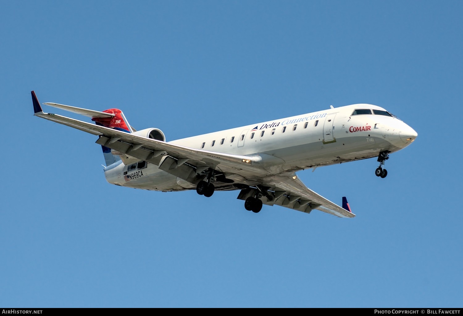Aircraft Photo of N969CA | Canadair CRJ-100ER (CL-600-2B19) | Delta Connection | AirHistory.net #387232