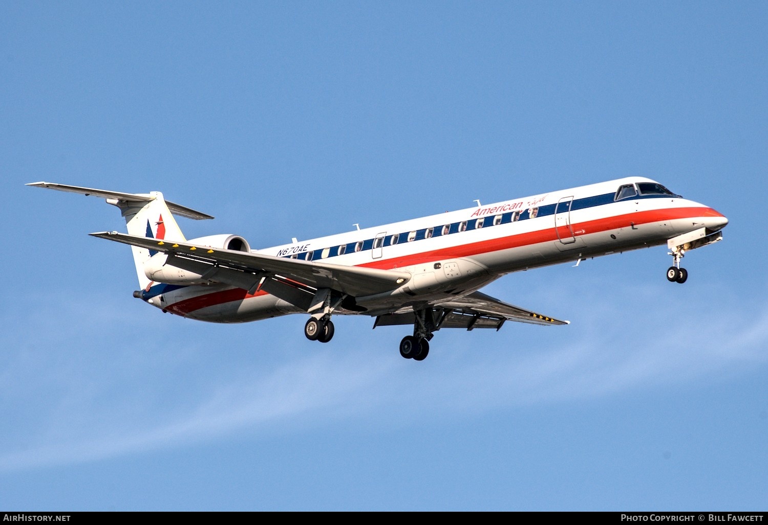 Aircraft Photo of N670AE | Embraer ERJ-145LR (EMB-145LR) | American Eagle | AirHistory.net #387257