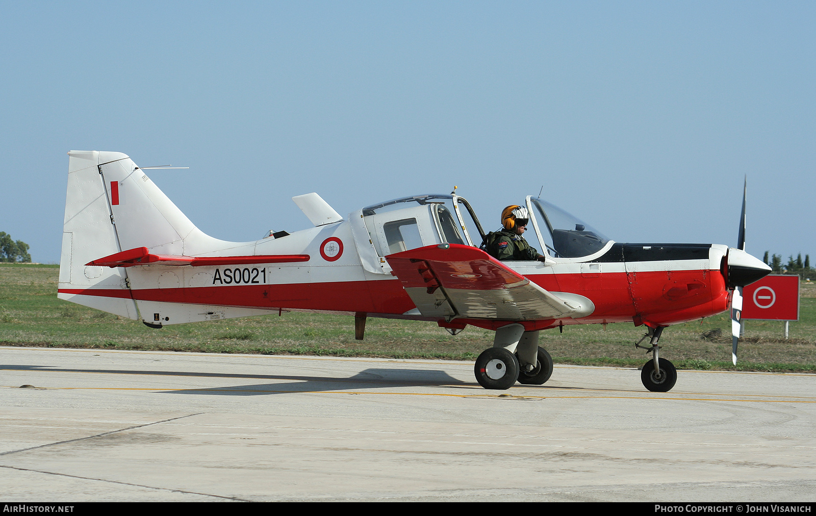 Aircraft Photo of AS0021 | Scottish Aviation Bulldog T1 | Malta - Air Force | AirHistory.net #387277