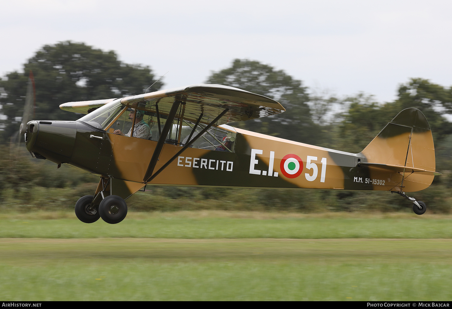 Aircraft Photo of G-BJTP / 51-15302 | Piper L-18C Super Cub | Italy - Army | AirHistory.net #387294