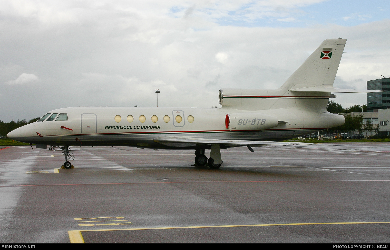 Aircraft Photo of 9U-BTB | Dassault Falcon 50 | République du Burundi | AirHistory.net #387305