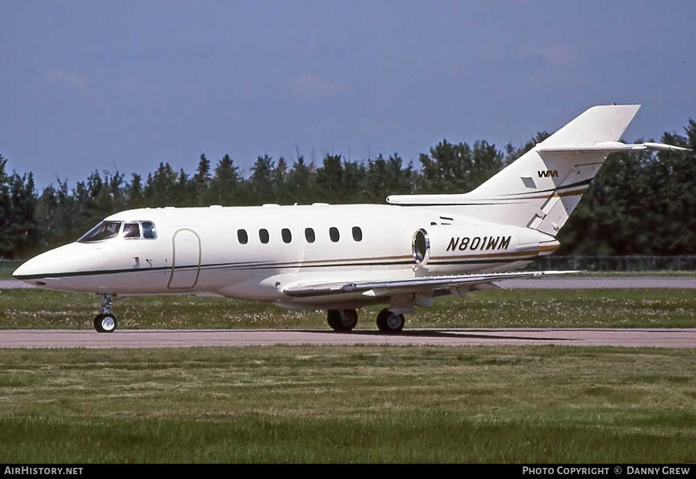 Aircraft Photo of N801WM | Raytheon Hawker 800XP | AirHistory.net #387354