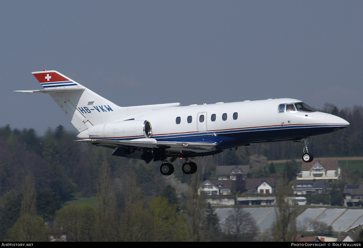 Aircraft Photo of HB-VKW | British Aerospace BAe-125-800A | AirHistory.net #387358