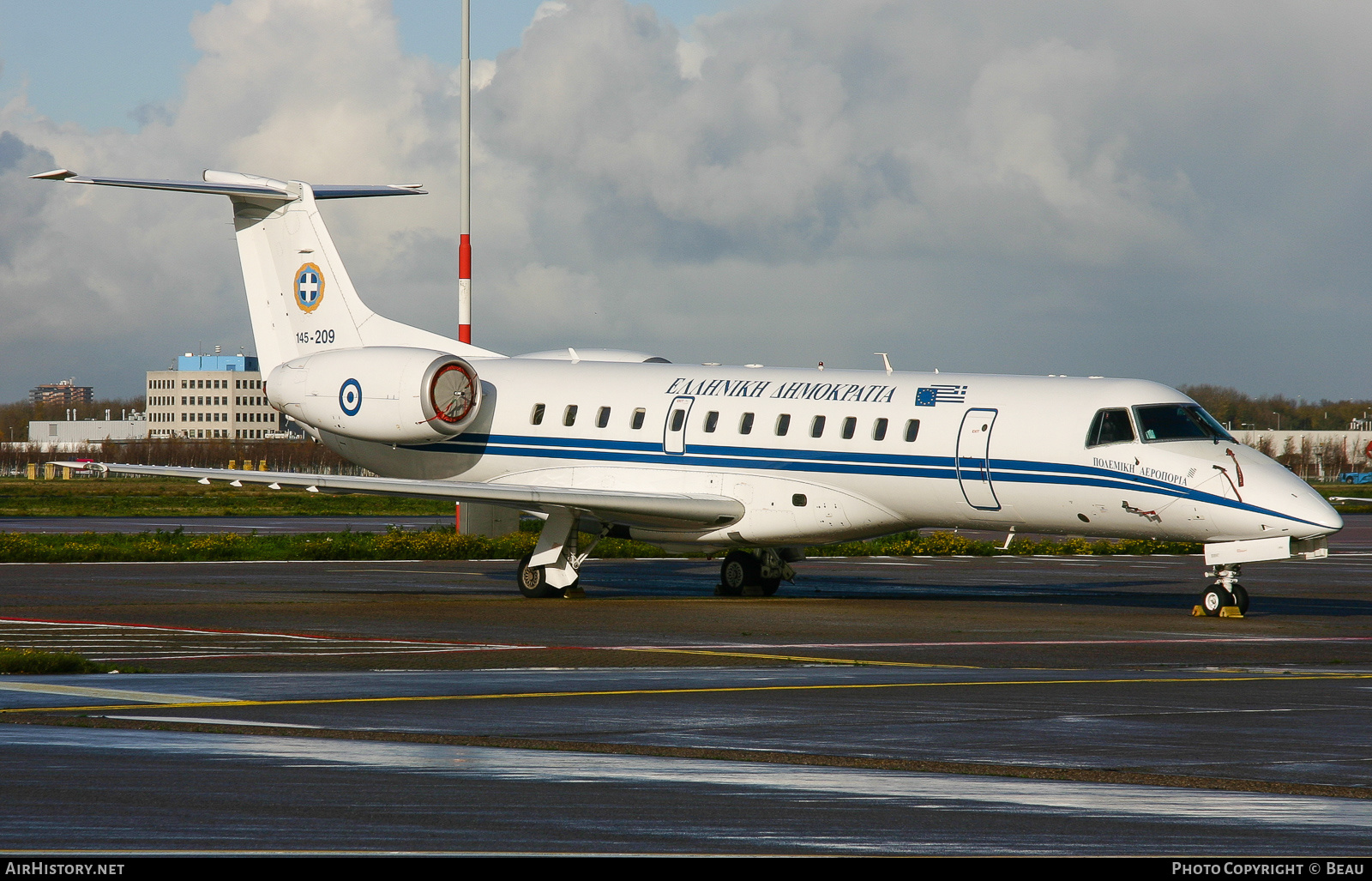 Aircraft Photo of 145-209 | Embraer ERJ-135LR (EMB-135LR) | Greece - Air Force | AirHistory.net #387395