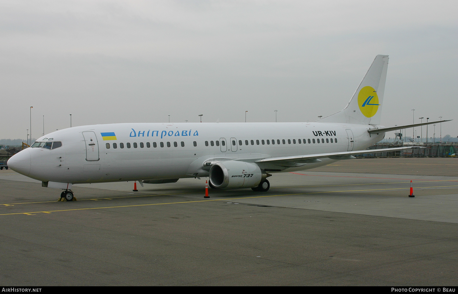 Aircraft Photo of UR-KIV | Boeing 737-4Y0 | Dniproavia | AirHistory.net #387397