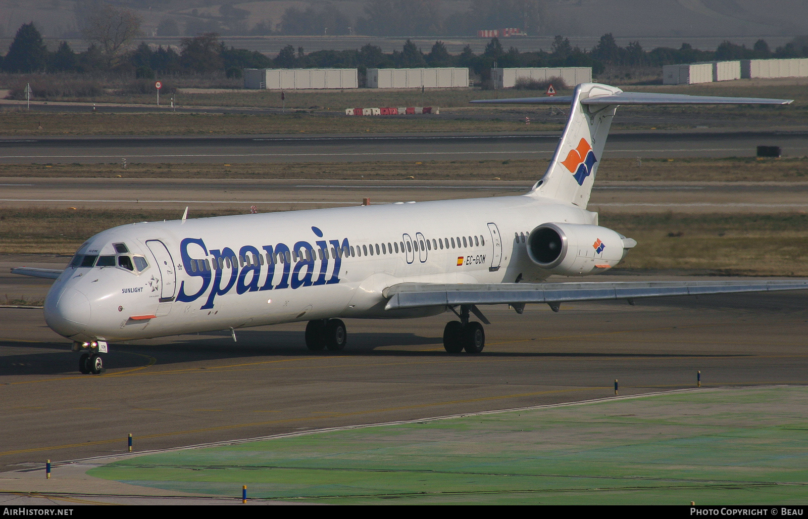 Aircraft Photo of EC-GOM | McDonnell Douglas MD-83 (DC-9-83) | Spanair | AirHistory.net #387400