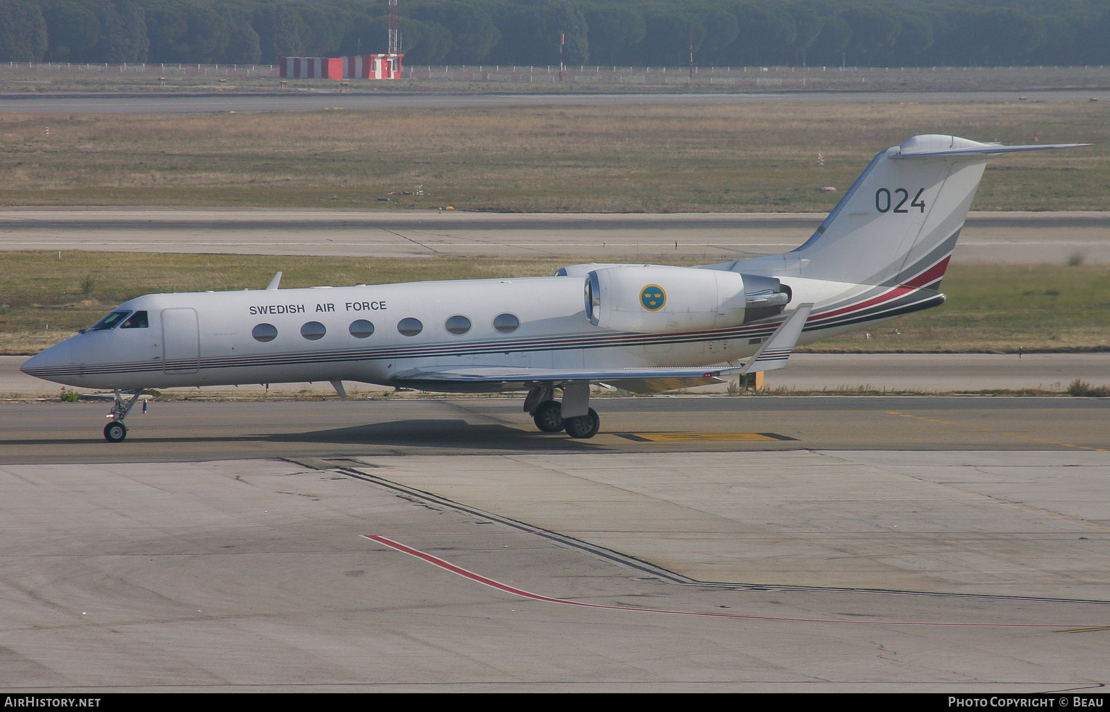 Aircraft Photo of 102004 | Gulfstream Aerospace Tp102C Gulfstream IV (G-IV-SP) | Sweden - Air Force | AirHistory.net #387402