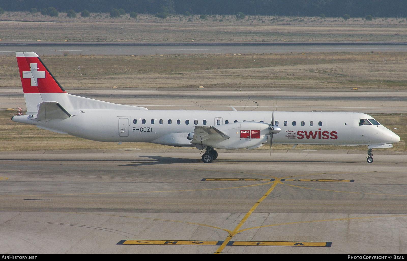 Aircraft Photo of F-GOZI | Saab 2000 | Swiss International Air Lines | AirHistory.net #387421