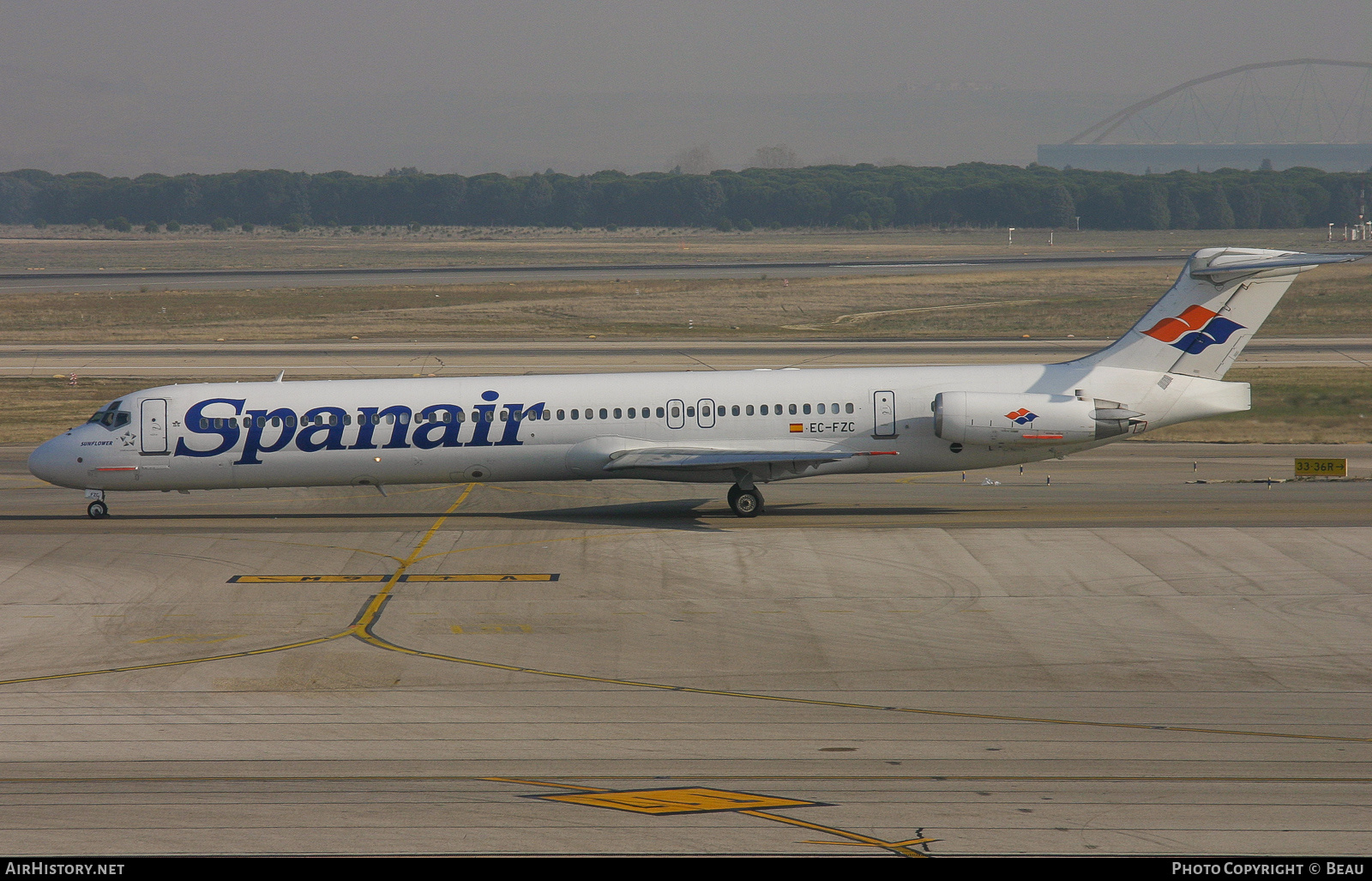 Aircraft Photo of EC-FZC | McDonnell Douglas MD-83 (DC-9-83) | Spanair | AirHistory.net #387428