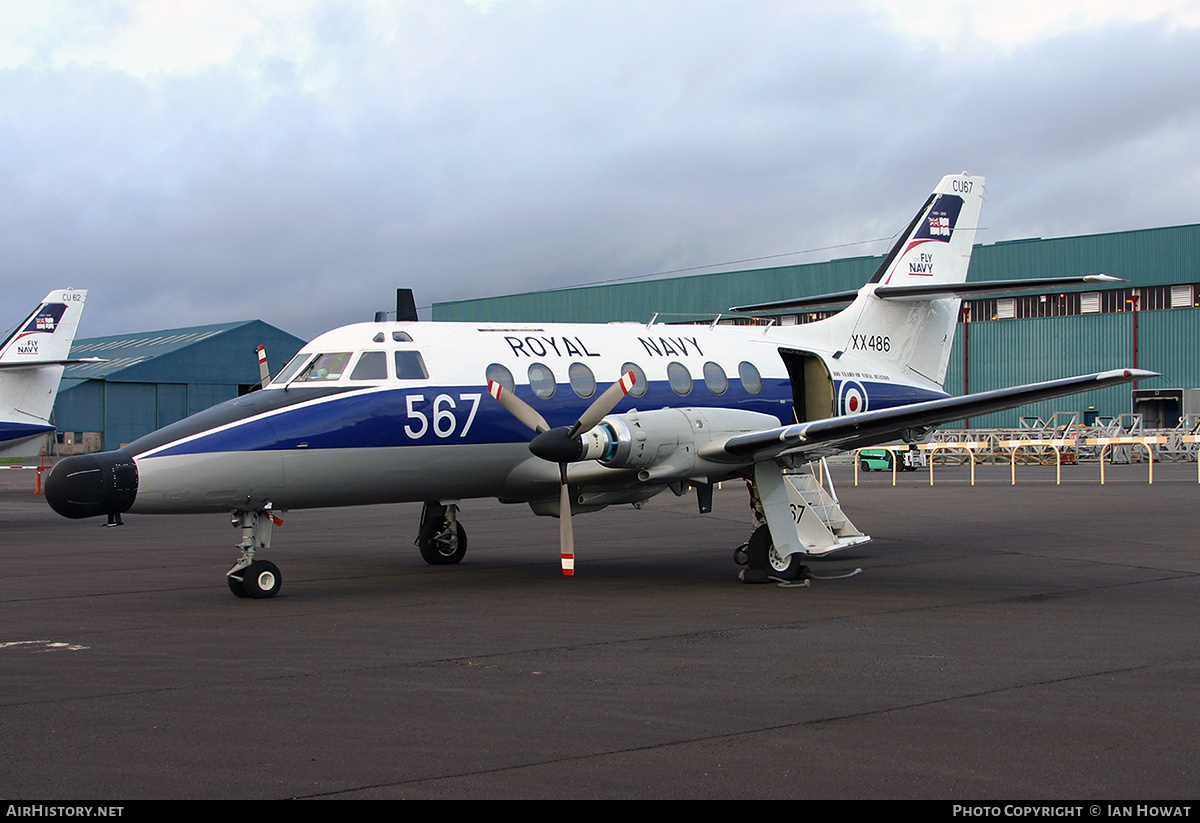 Aircraft Photo of XX486 | Scottish Aviation HP-137 Jetstream T2 | UK - Navy | AirHistory.net #387482