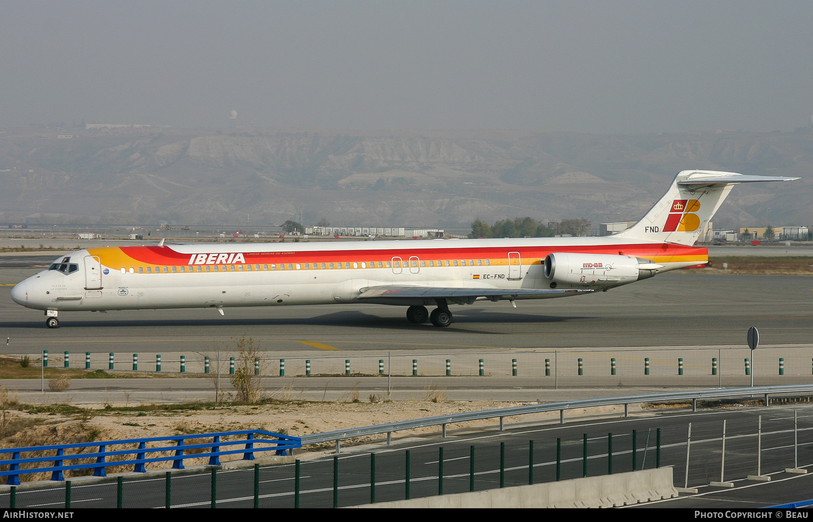 Aircraft Photo of EC-FND | McDonnell Douglas MD-88 | Iberia | AirHistory.net #387484