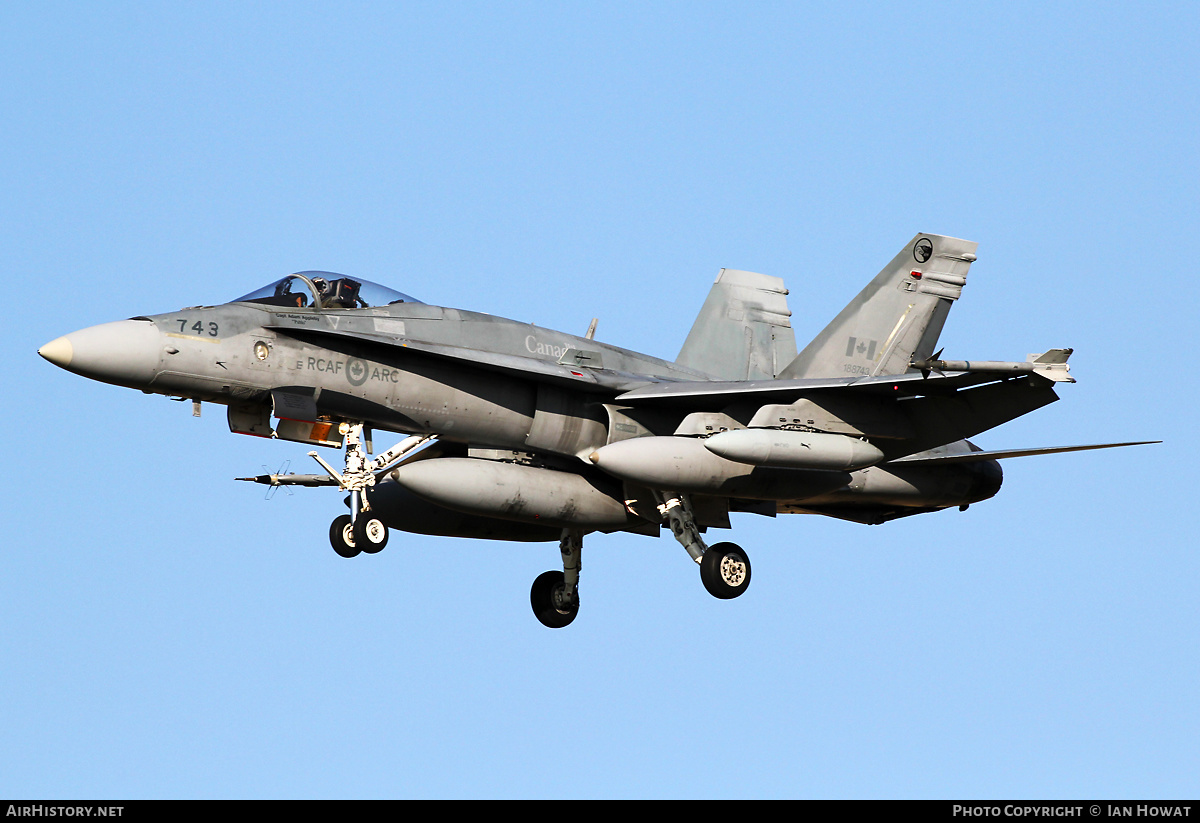 Aircraft Photo of 188743 | McDonnell Douglas CF-188 Hornet | Canada - Air Force | AirHistory.net #387490