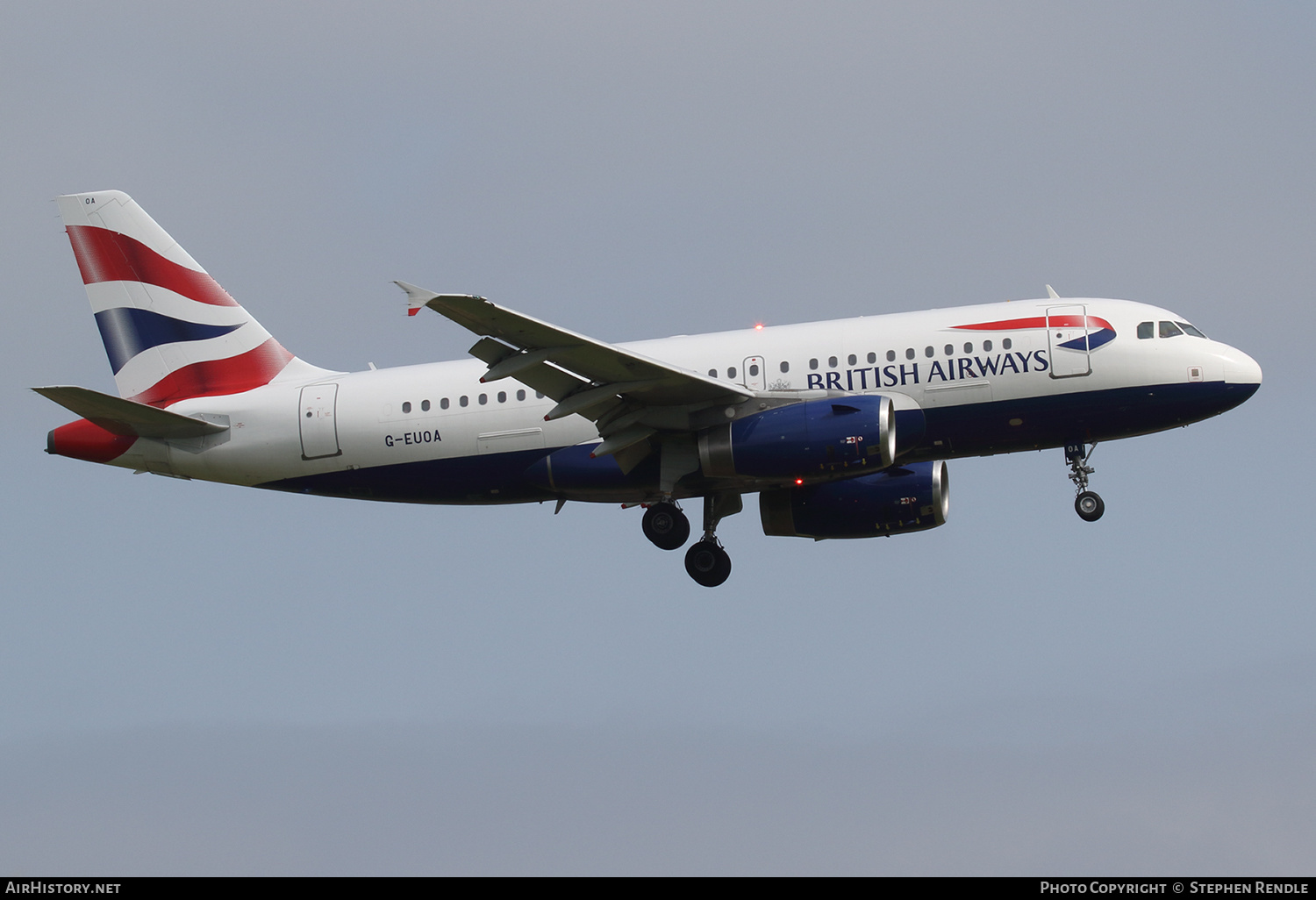 Aircraft Photo of G-EUOA | Airbus A319-131 | British Airways | AirHistory.net #387506