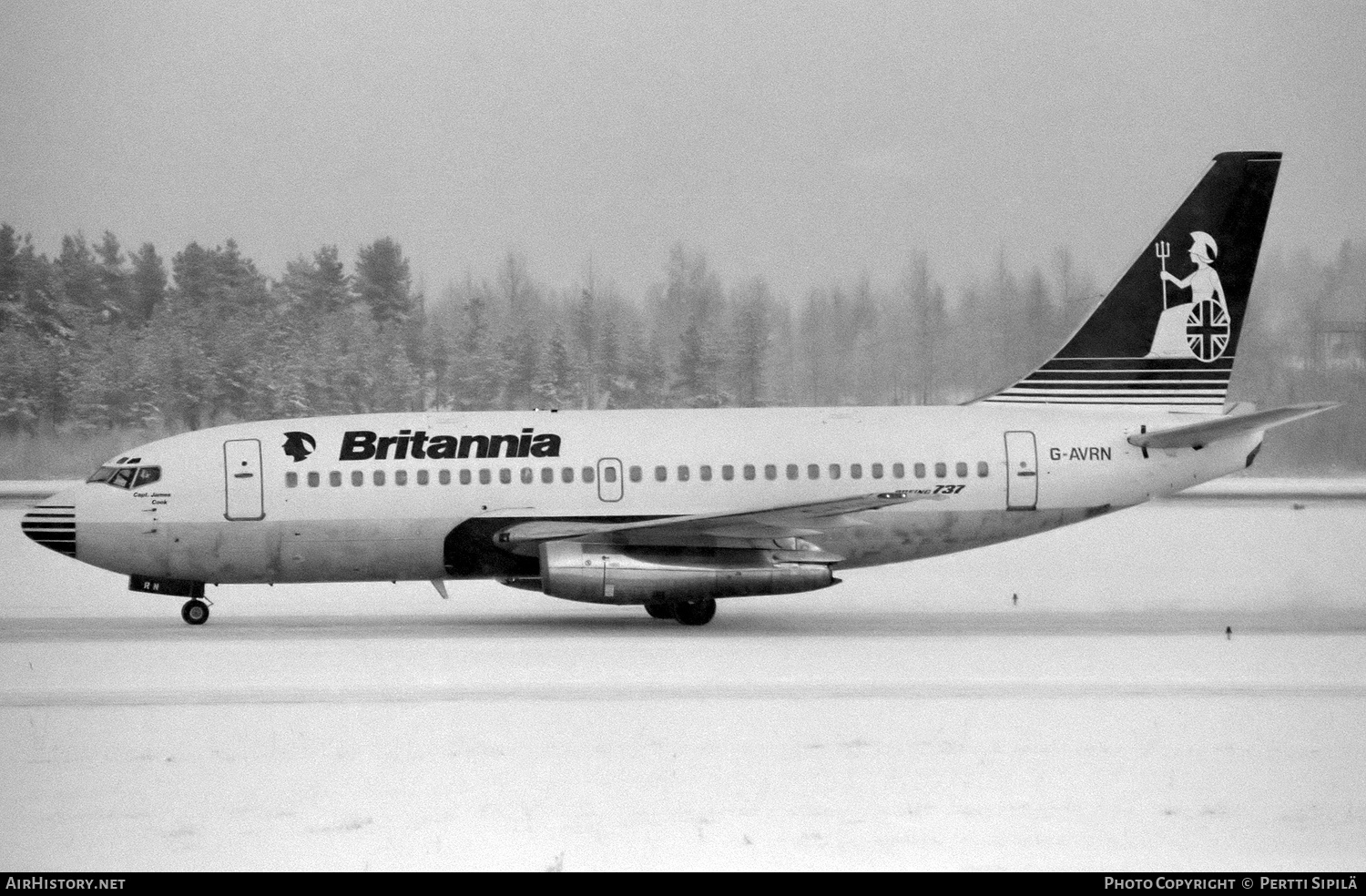 Aircraft Photo of G-AVRN | Boeing 737-204 | Britannia Airways | AirHistory.net #387544
