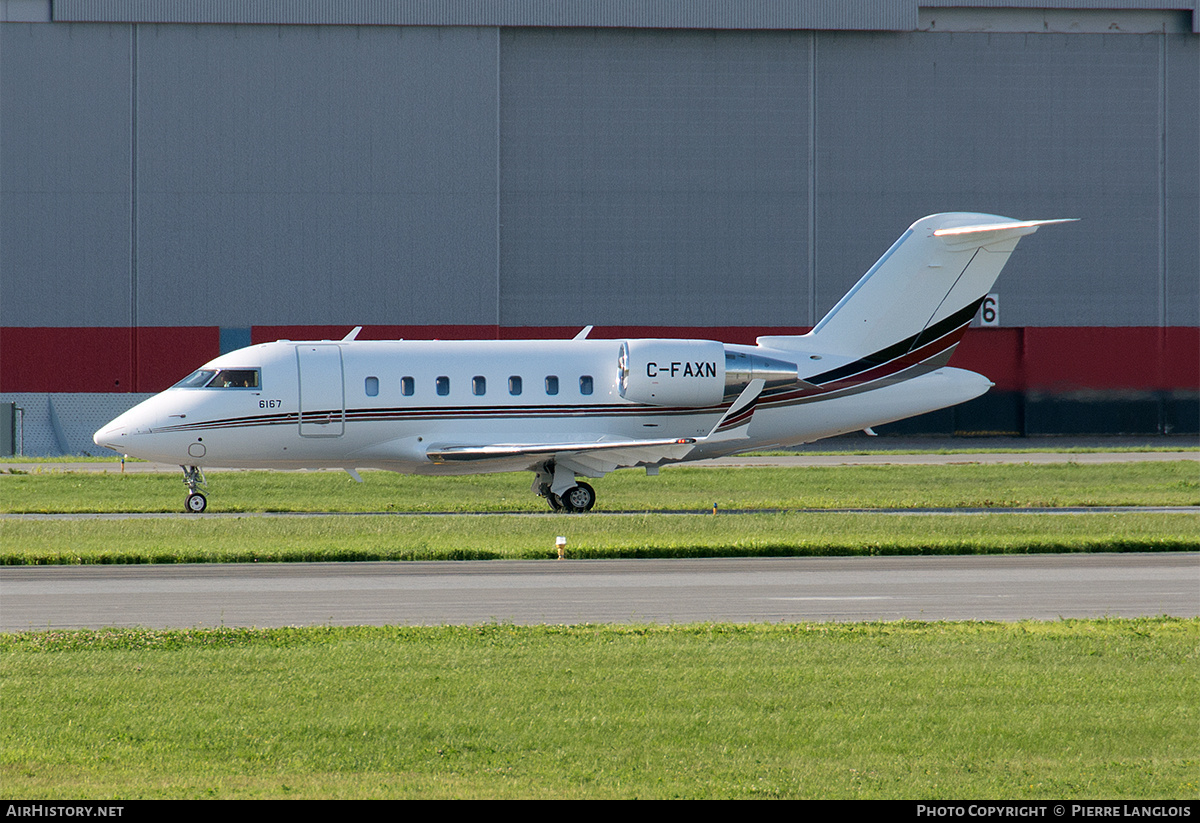 Aircraft Photo of C-FAXN | Bombardier Challenger 650 (CL-600-2B16) | AirHistory.net #387548