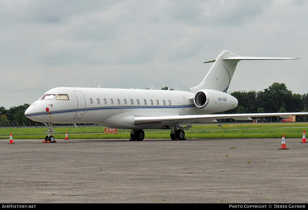 Aircraft Photo of VH-IQR | Bombardier Global 6000 (BD-700-1A10) | AirHistory.net #387581