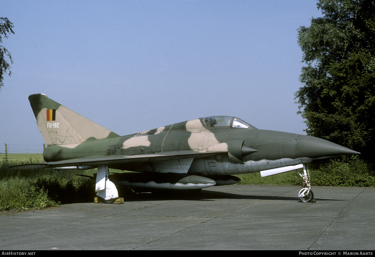 Aircraft Photo of FU-192 | Republic F-84F Thunderstreak | Belgium - Air Force | AirHistory.net #387582