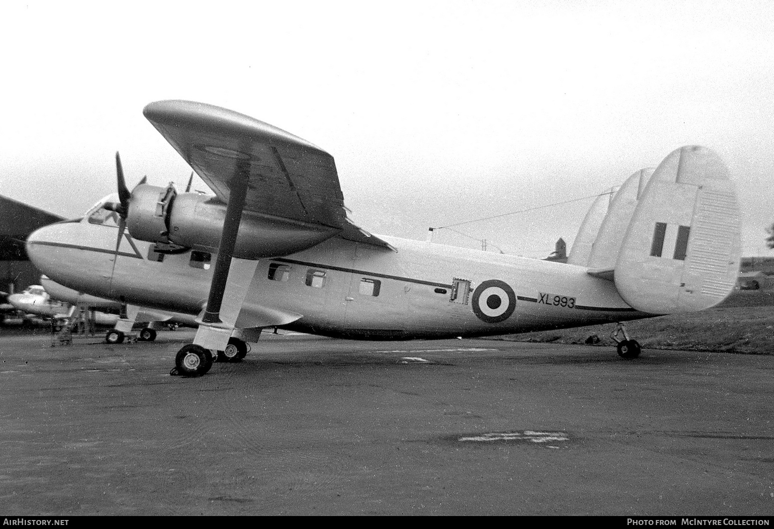 Aircraft Photo of XL993 | Scottish Aviation Twin Pioneer CC.1 | UK - Air Force | AirHistory.net #387602