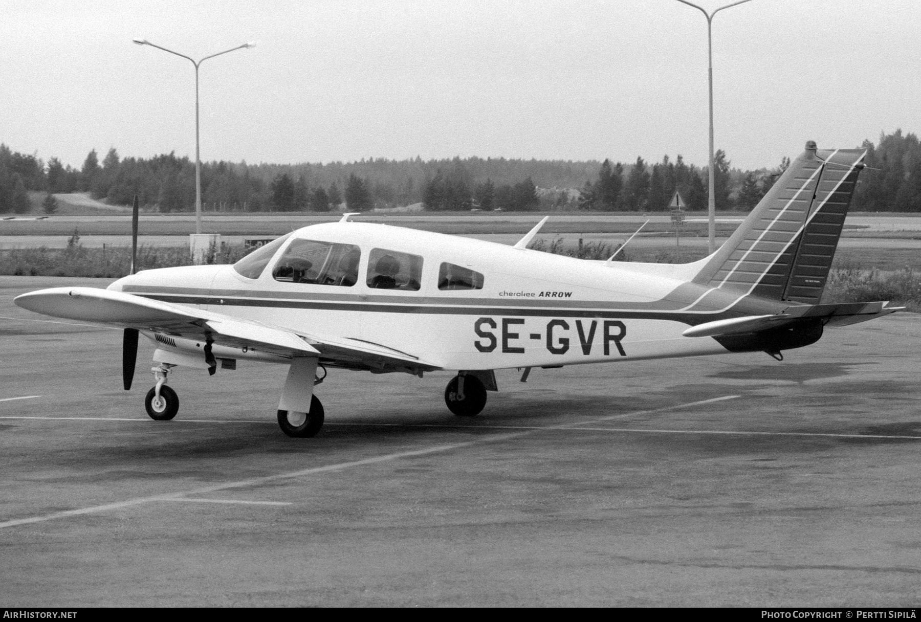 Aircraft Photo of SE-GVR | Piper PA-28R-200 Cherokee Arrow II | AirHistory.net #387677