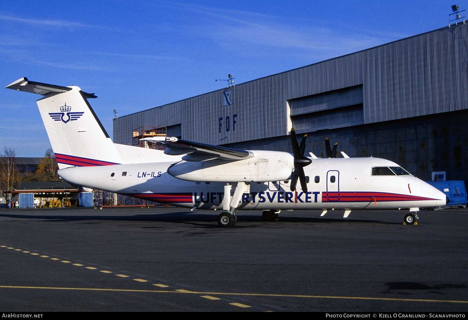 Aircraft Photo of LN-ILS | De Havilland Canada DHC-8-103A Dash 8 | Luftfartsverket | AirHistory.net #387693