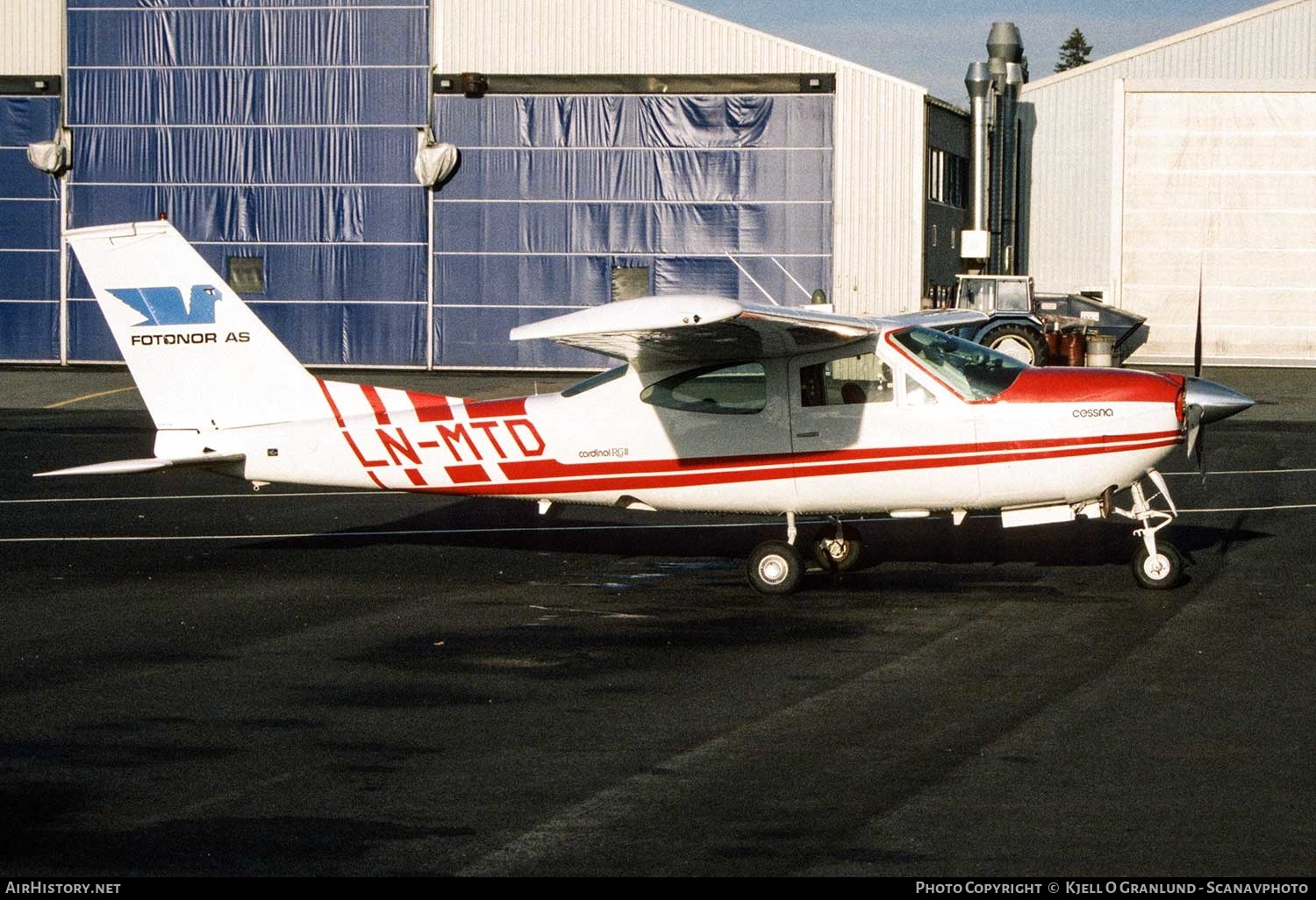 Aircraft Photo of LN-MTD | Cessna 177RG Cardinal RG II | Fotonor | AirHistory.net #387695