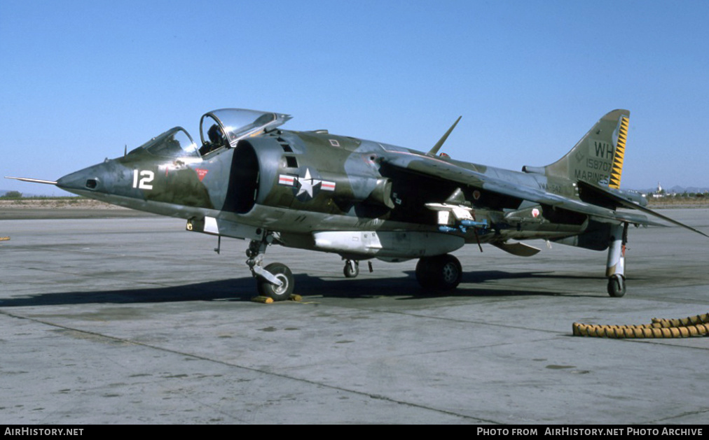Aircraft Photo of 158707 | Hawker Siddeley AV-8A Harrier | USA - Marines | AirHistory.net #387704