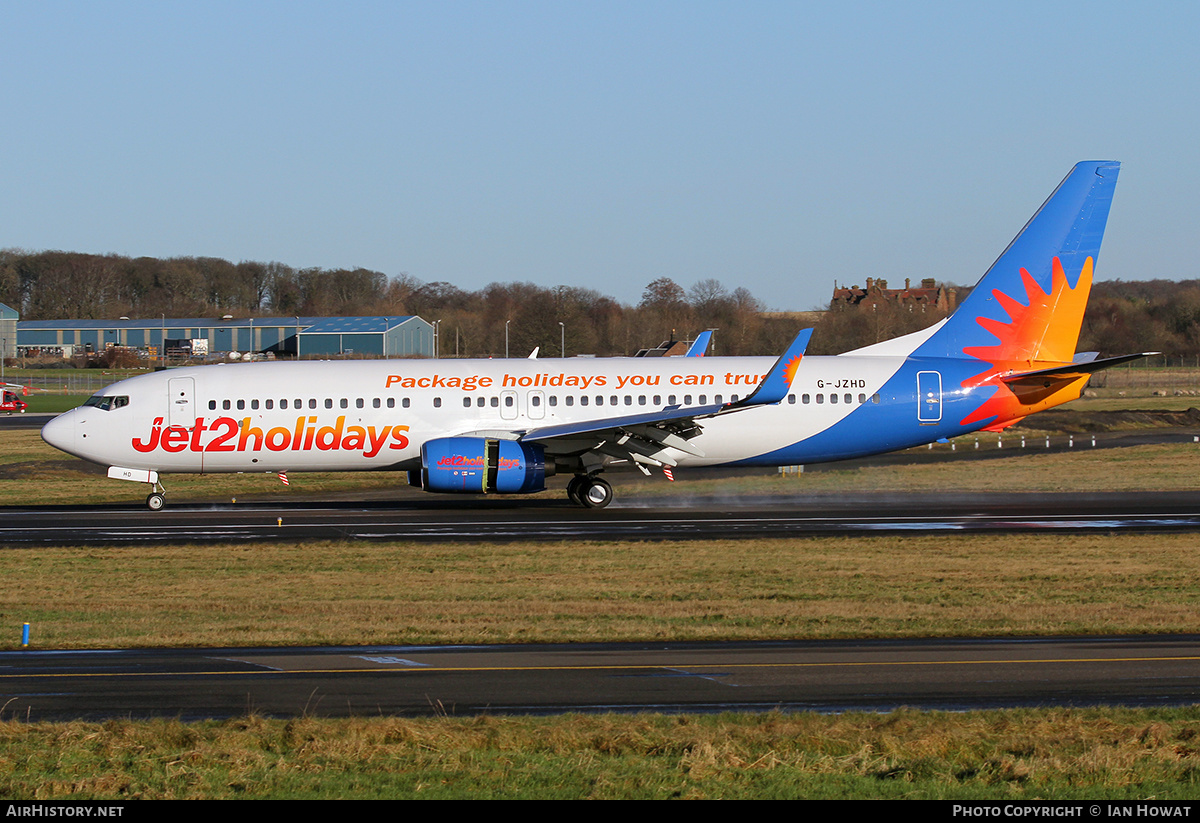 Aircraft Photo of G-JZHD | Boeing 737-808 | Jet2 Holidays | AirHistory.net #387738