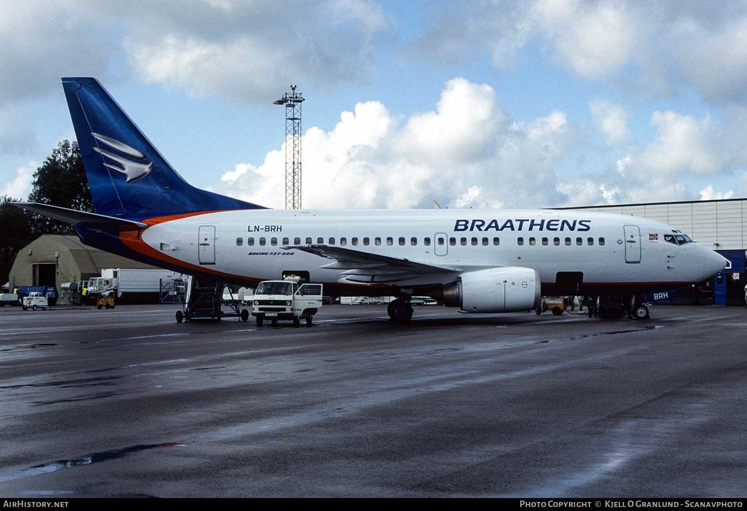 Aircraft Photo of LN-BRH | Boeing 737-505 | Braathens | AirHistory.net #387752