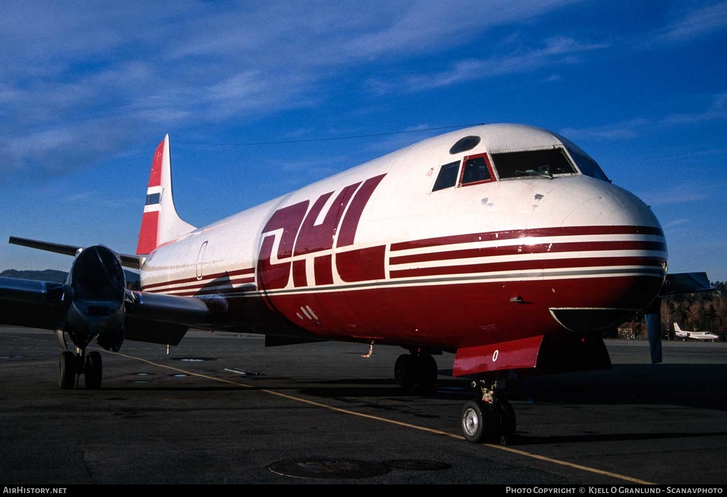 Aircraft Photo of LN-FOO | Lockheed L-188C(F) Electra | DHL Worldwide Express | AirHistory.net #387755